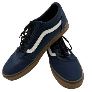 Vans Navy and White Sneakers